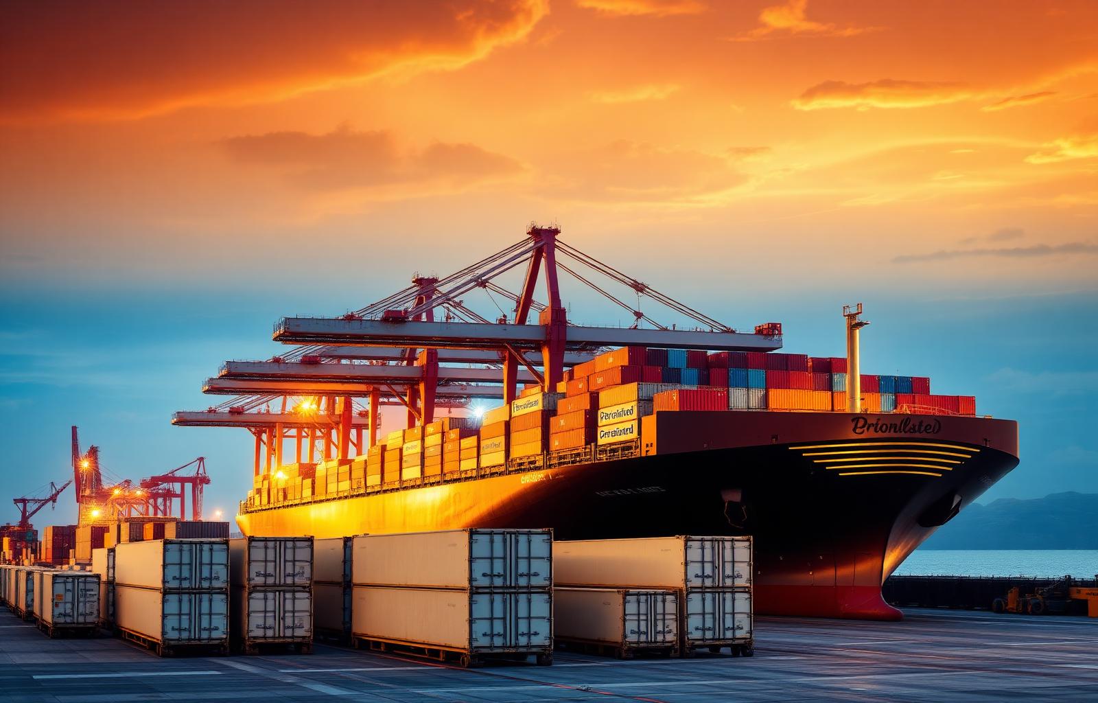 Global seafood shipping logistics